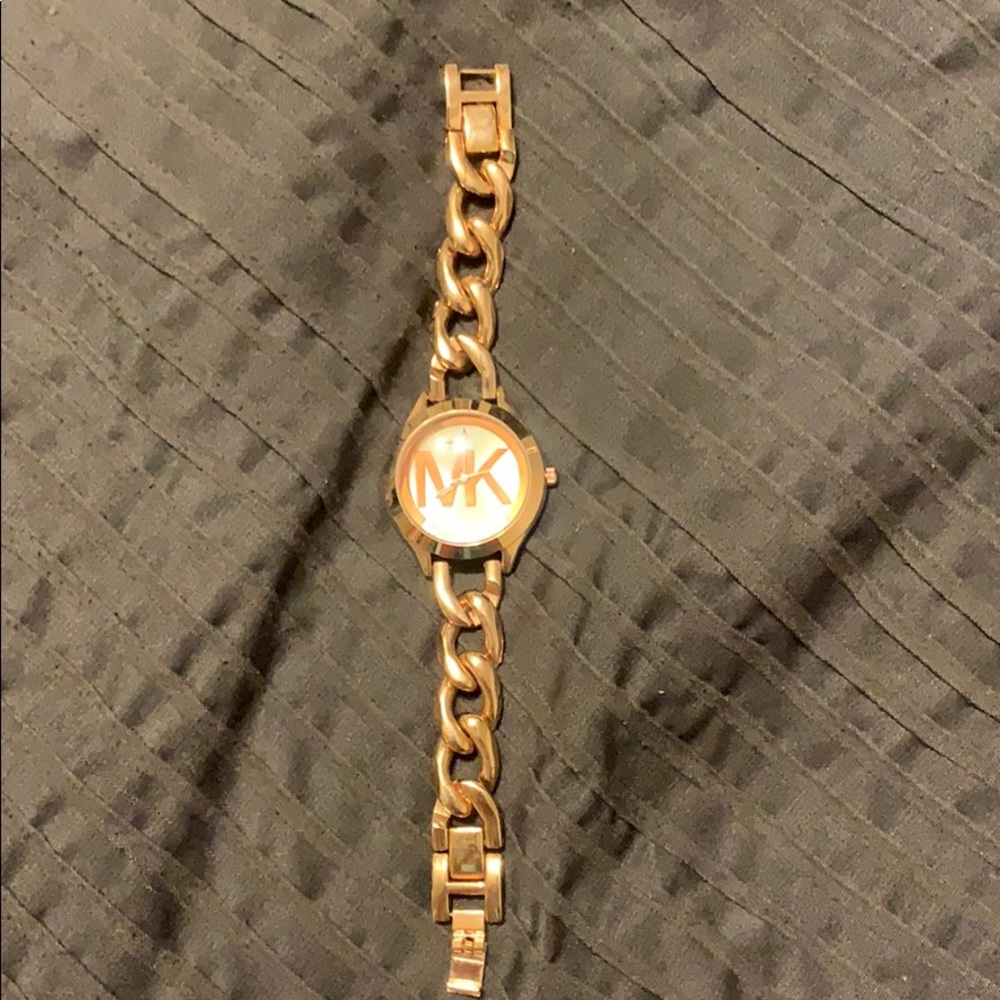 Rose Gold MK Micheal Kors watch